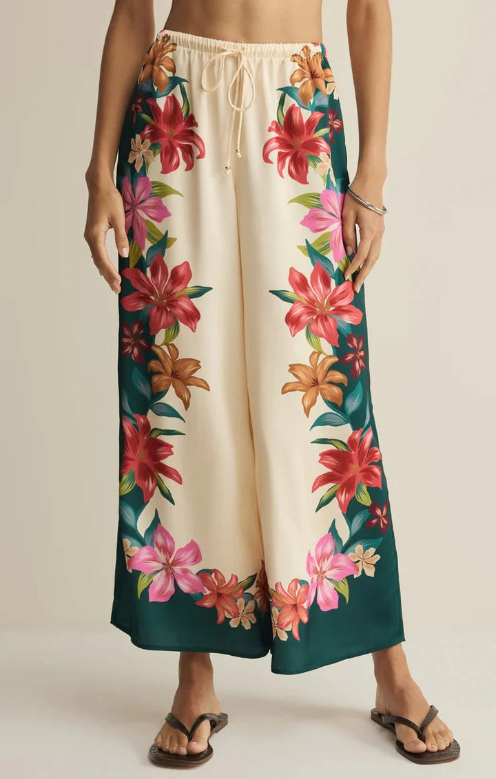 LANI FLORAL PANT Pants Z SUPPLY 