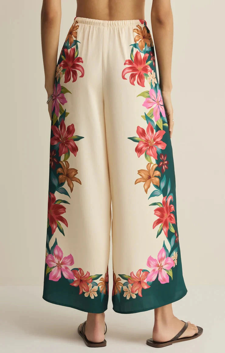 LANI FLORAL PANT Pants Z SUPPLY 