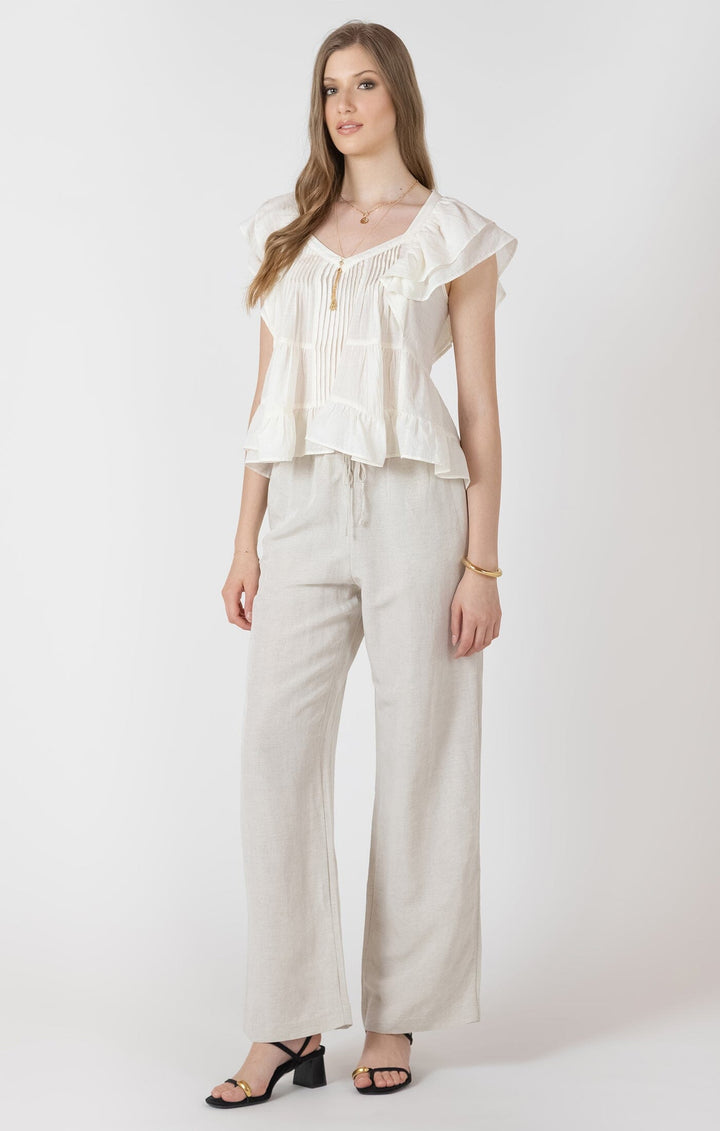 LIDIA TOP blouse BLACK TAPE 
