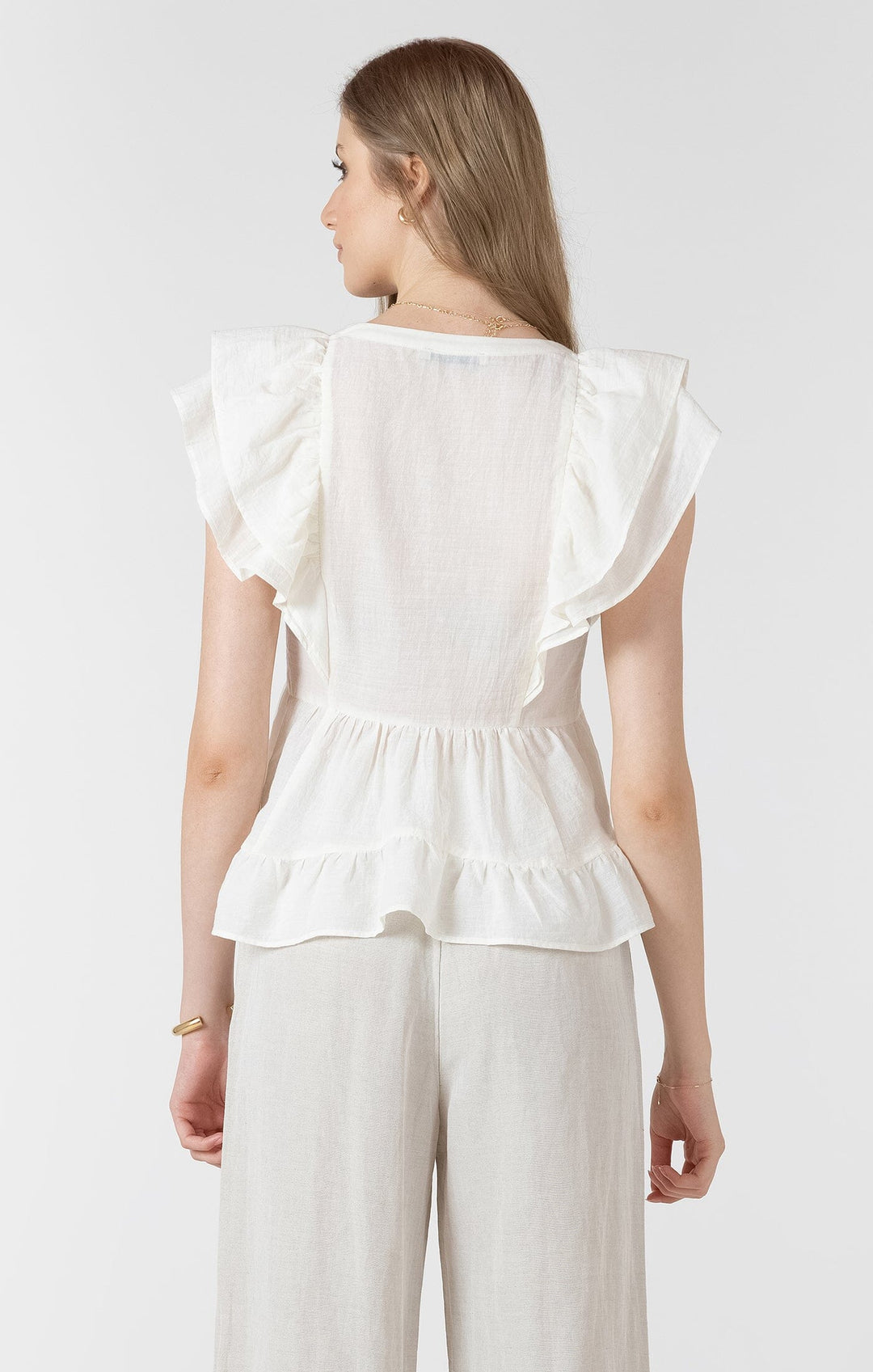 LIDIA TOP blouse BLACK TAPE 