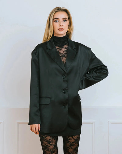 LINDA LACE BODYSUIT BODYSUIT BRUNETTE THE LABEL 