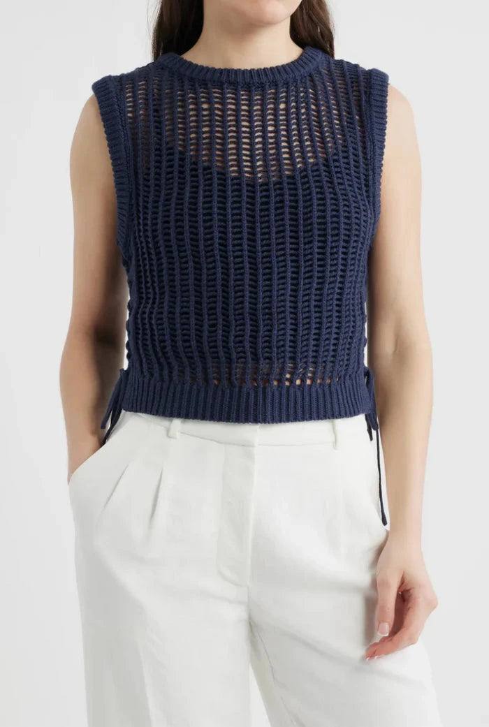 LIPARI VEST top DELUC XS BLUEMARINE 