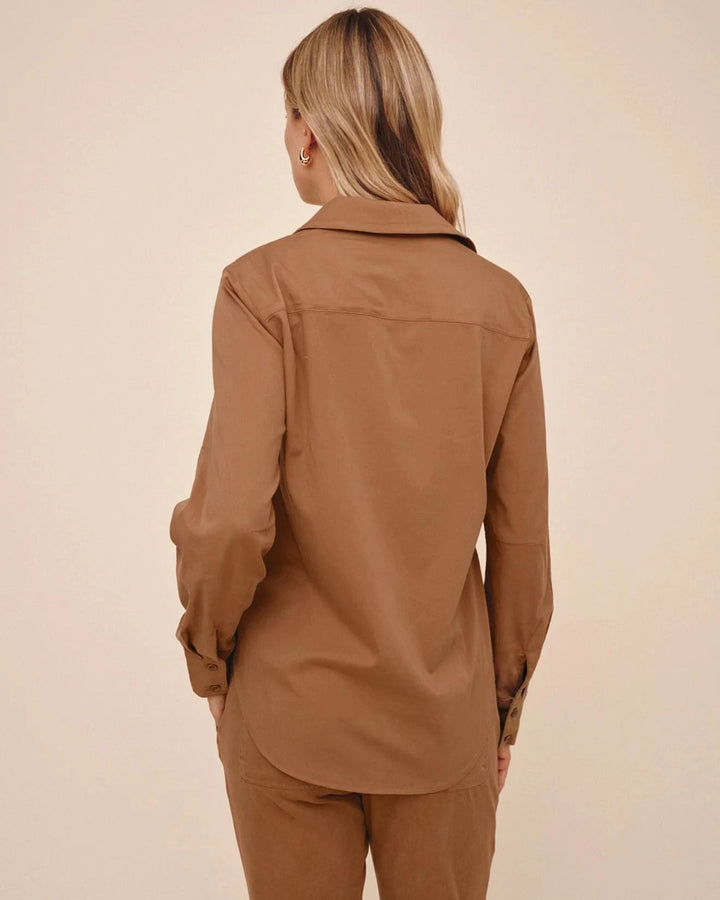 LONG SLEEVE CLEAN SHIRT TOP BELLA DAHL 