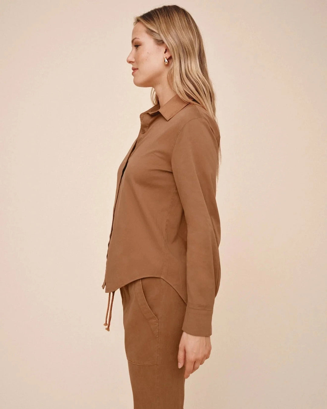 LONG SLEEVE CLEAN SHIRT TOP BELLA DAHL 