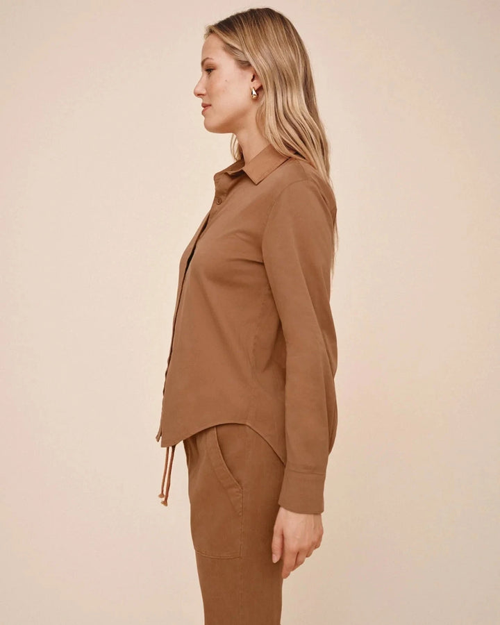 LONG SLEEVE CLEAN SHIRT TOP BELLA DAHL 