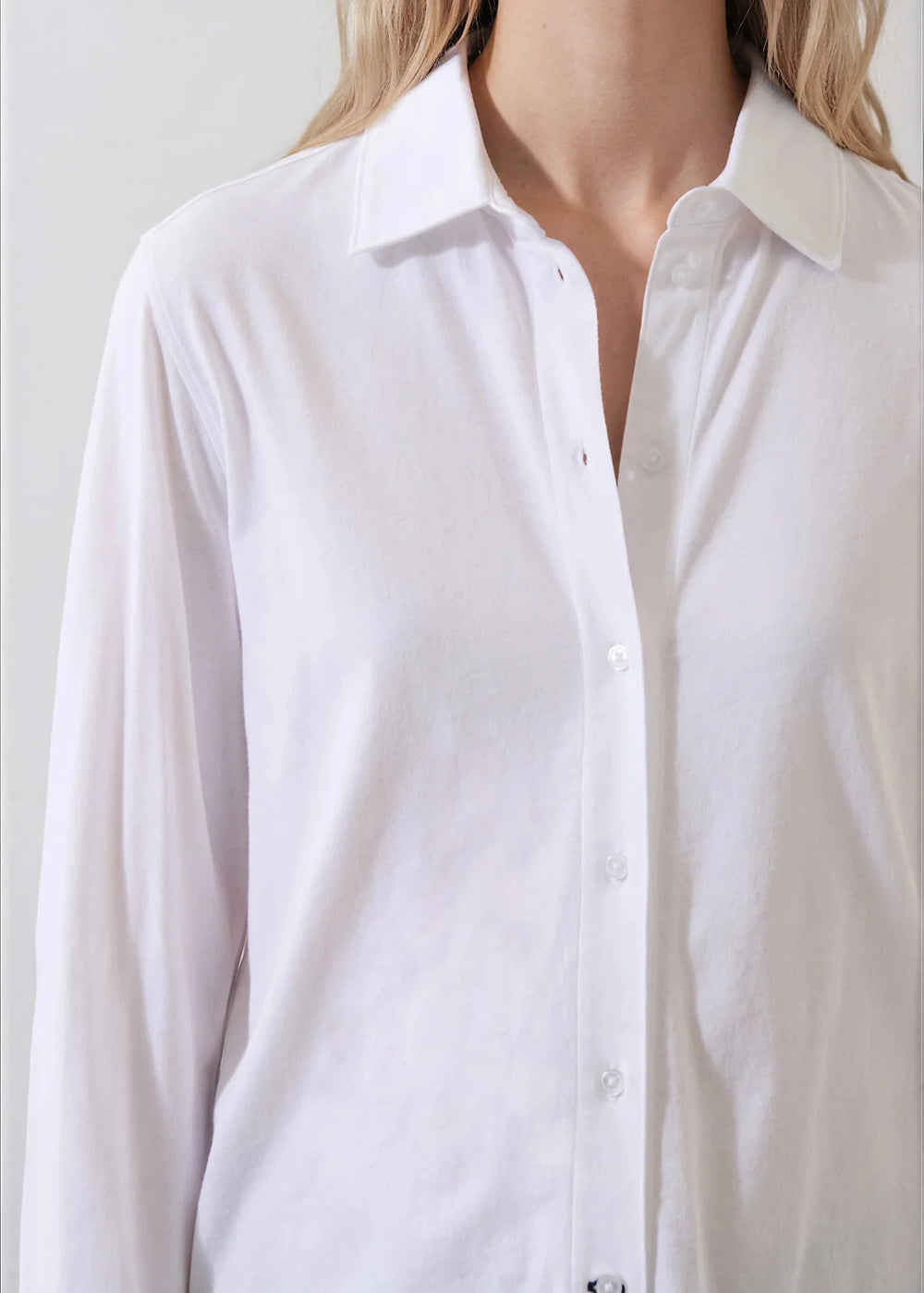 LONG SLEEVE COTTON SHIRT TOP PATRICK ASSARAF 