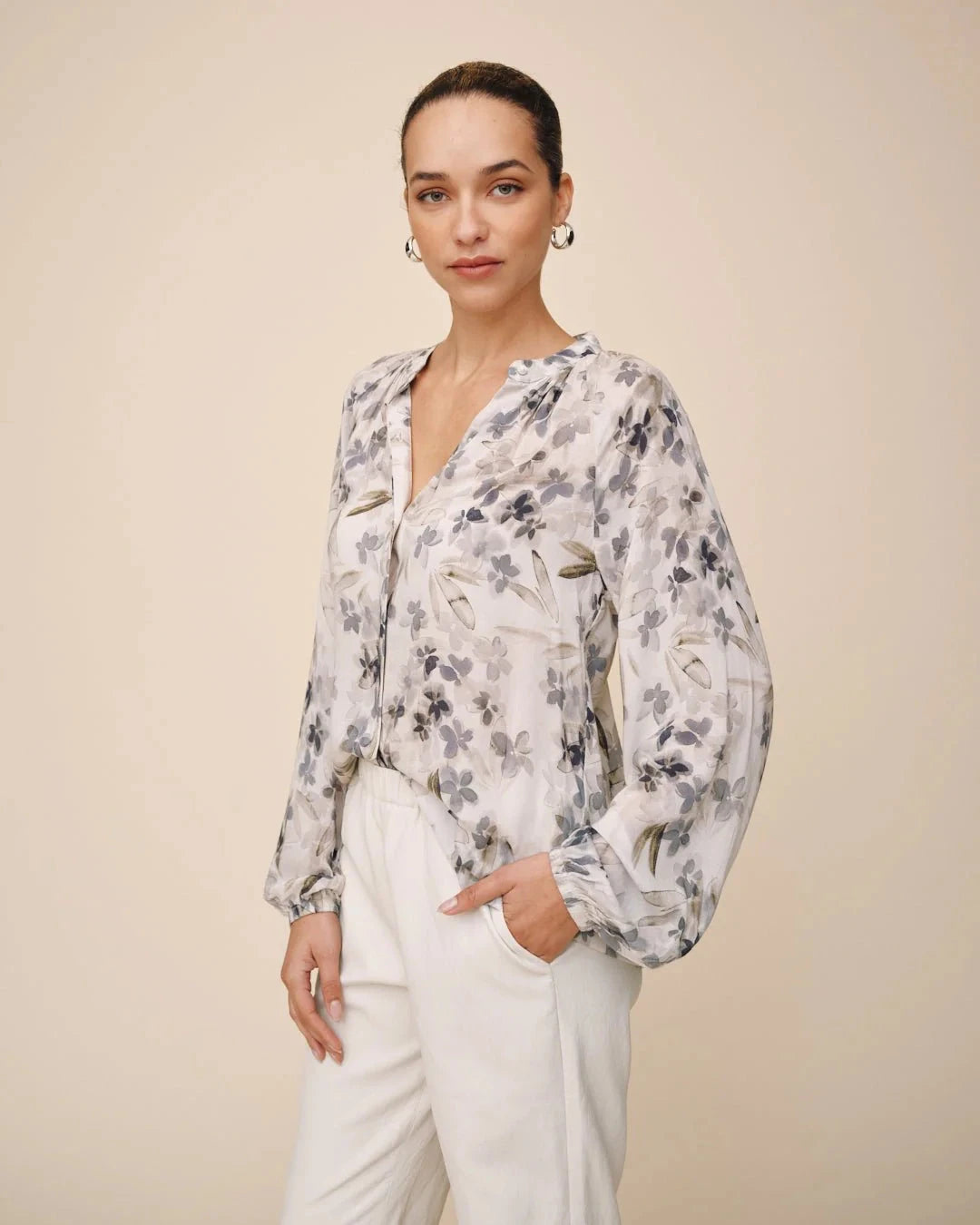 LONG SLEEVE RAGLAN SHIRT TOP BELLA DAHL 