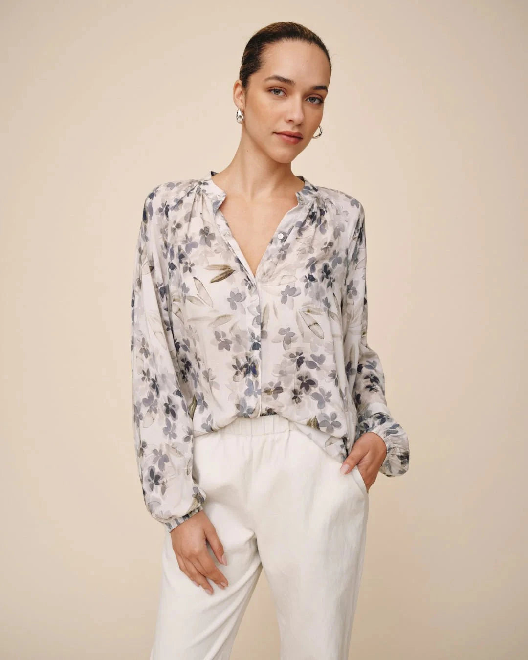 LONG SLEEVE RAGLAN SHIRT TOP BELLA DAHL 