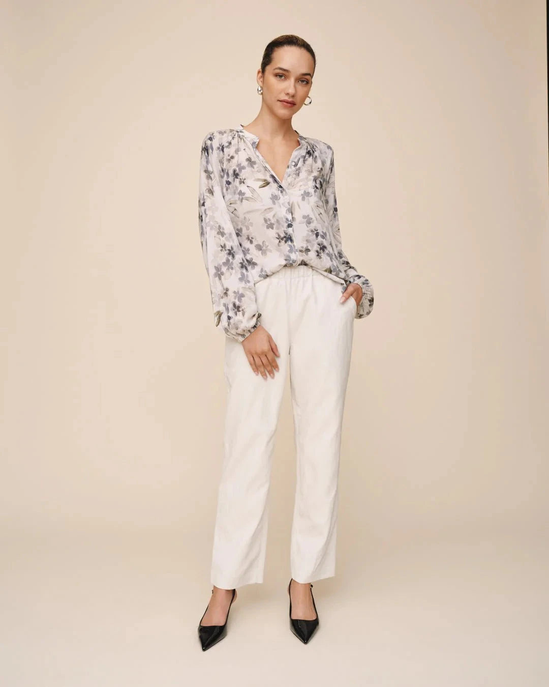 LONG SLEEVE RAGLAN SHIRT TOP BELLA DAHL 