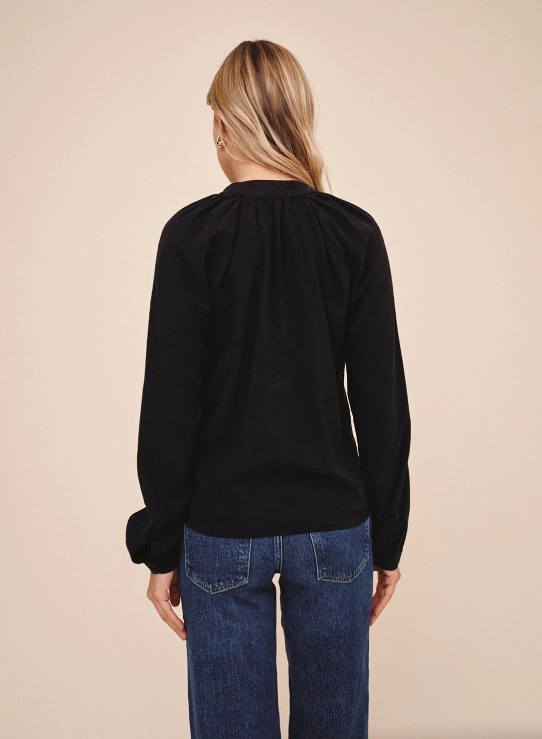 LONG SLEEVE PLACKET  PULLOVER