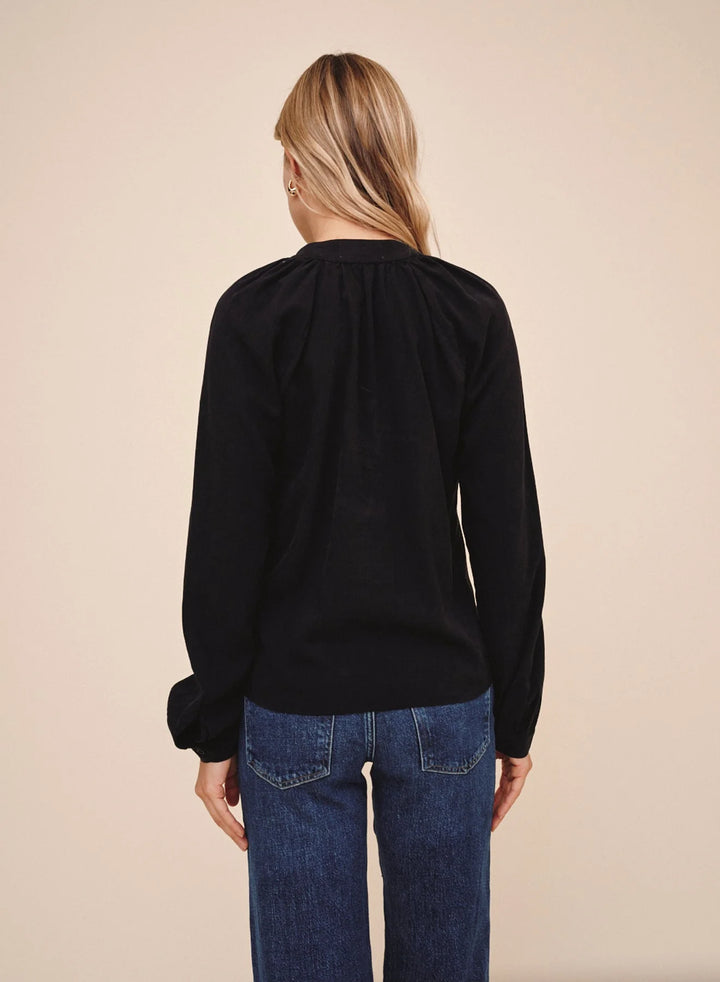 LONG SLEEVE PLACKET  PULLOVER