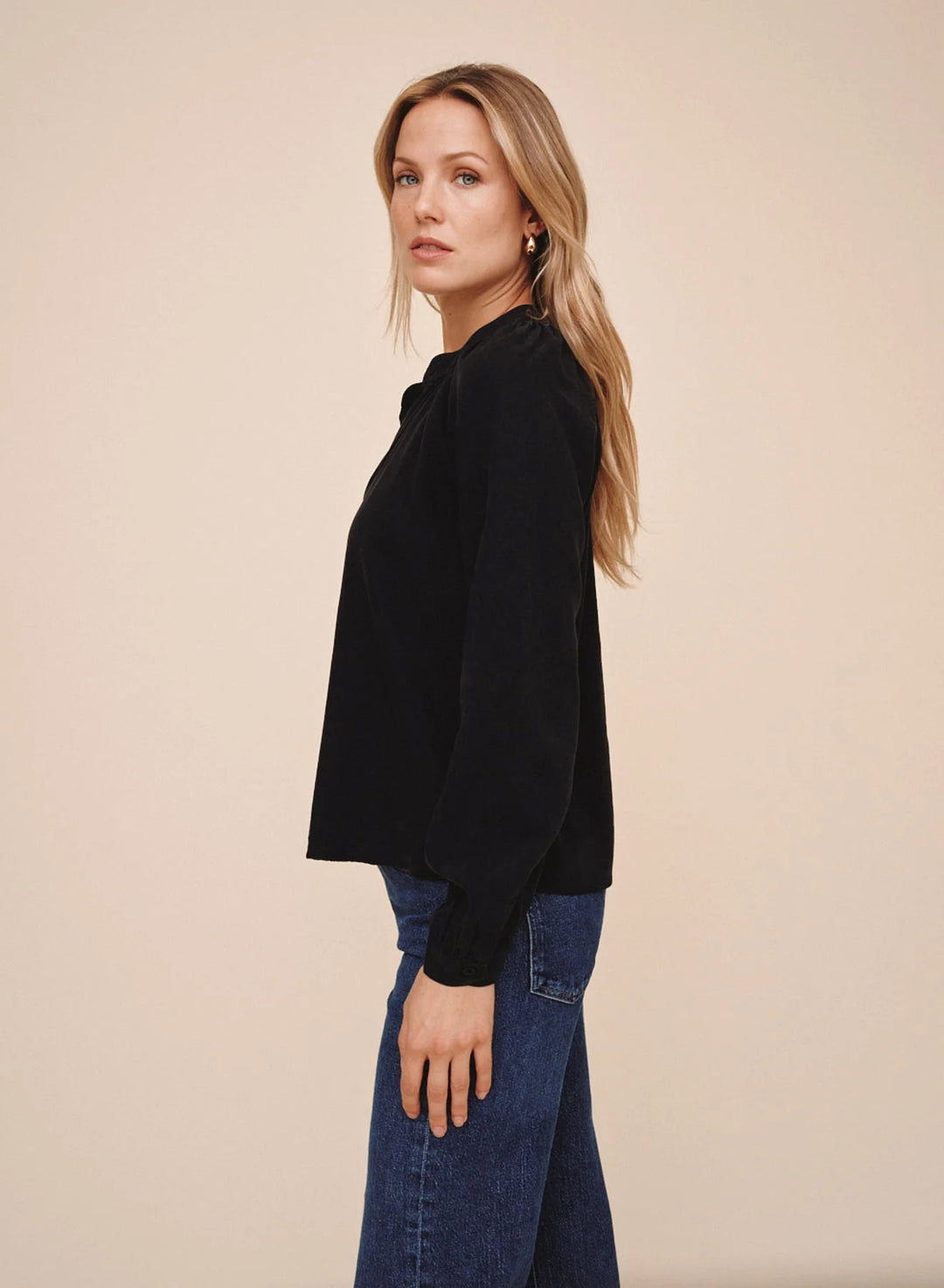 LONG SLEEVE PLACKET  PULLOVER