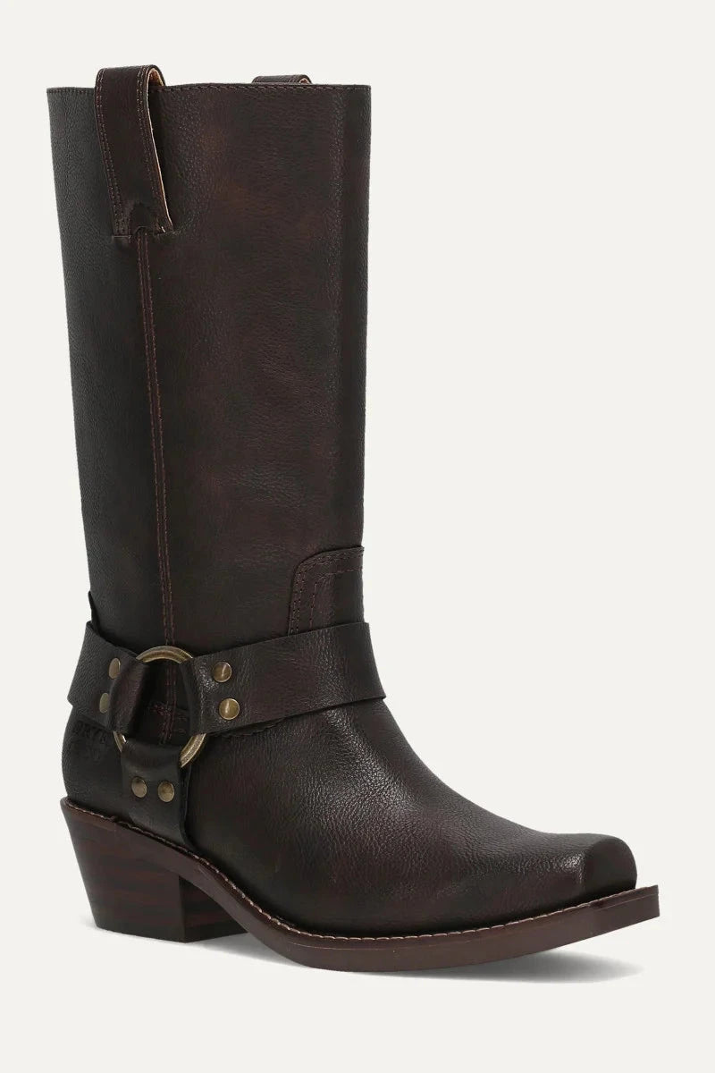 LORRIE BOOTS FRYE &amp; CO 6 WALNUT 