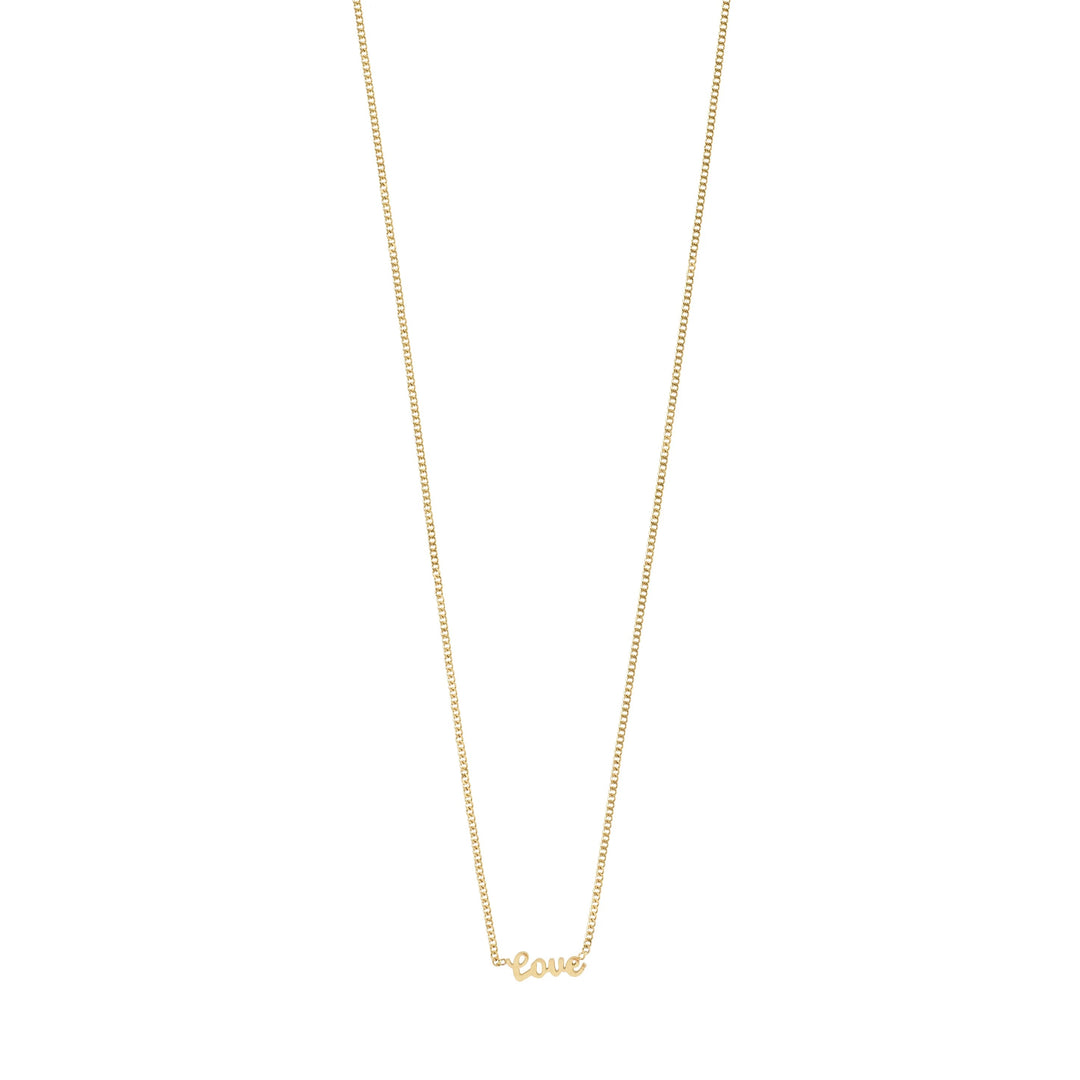 LOVE NECKLACE Jewelry PILGRIM GOLD PLATED 