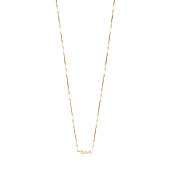 LOVE NECKLACE Jewelry PILGRIM GOLD PLATED 
