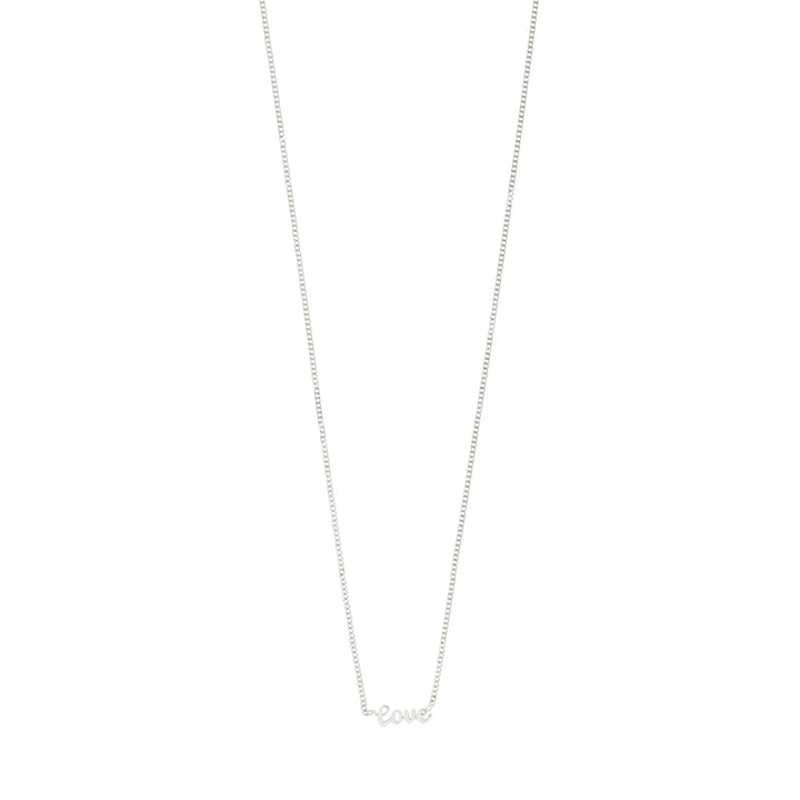LOVE NECKLACE Jewelry PILGRIM SILVER PLATED 