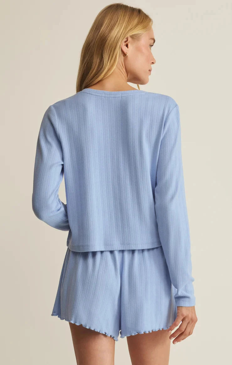 LOVELY POINTELLE TOP TOP Z SUPPLY 