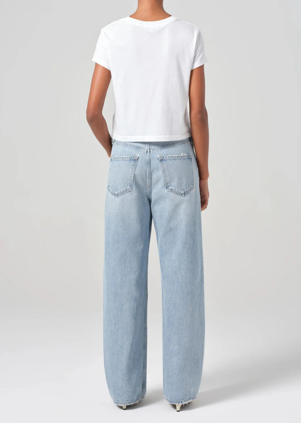 AGOLDE Low curve barrel jean
