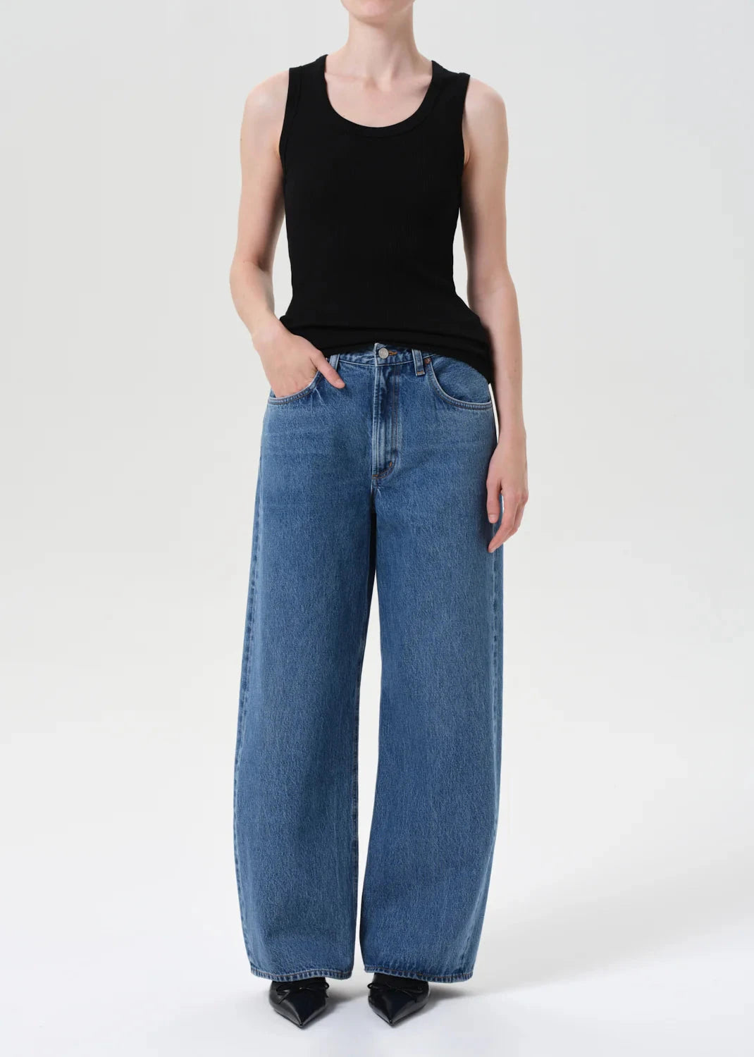 LOW CURVE JEAN - MYTH DENIM AGOLDE 
