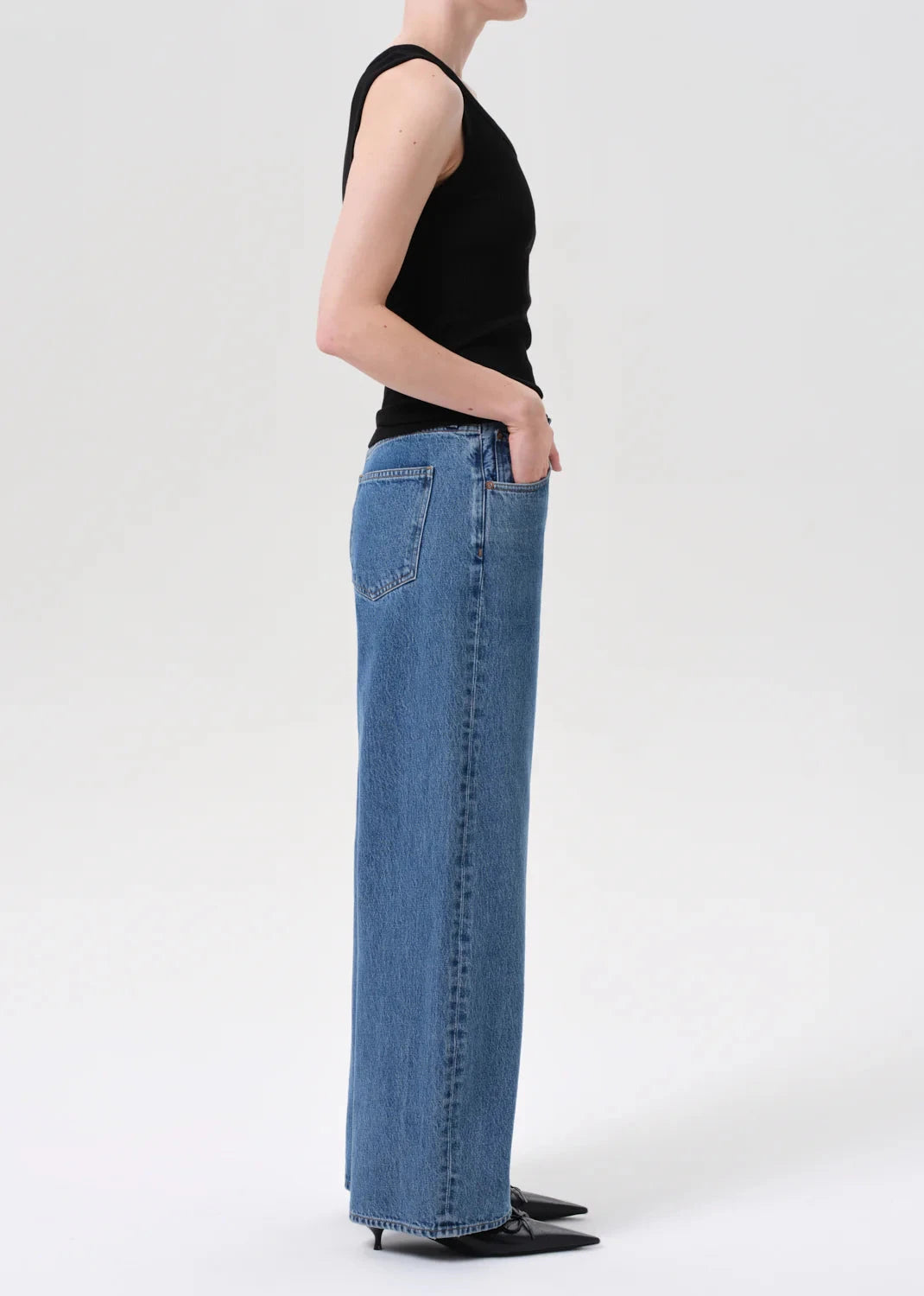 LOW CURVE JEAN - MYTH DENIM AGOLDE 