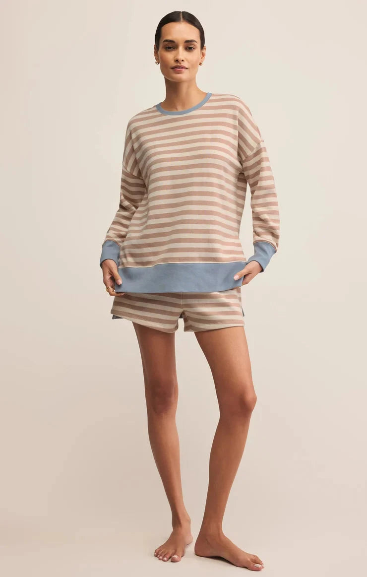 LOW KEY STRIPE SHORT SHORTS Z SUPPLY 