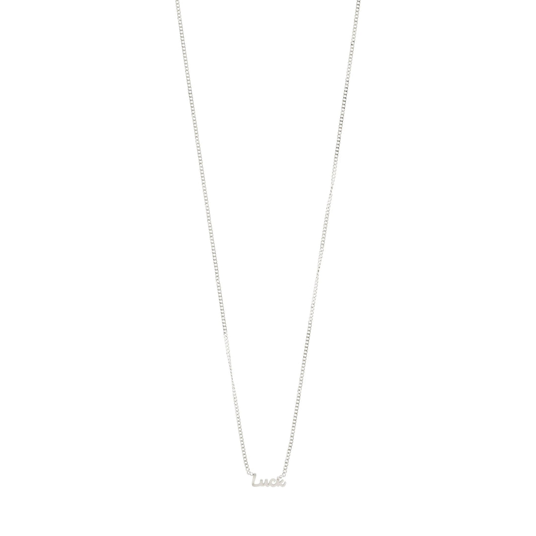 LUCK NECKLACE Jewelry PILGRIM SILVER PLATED 
