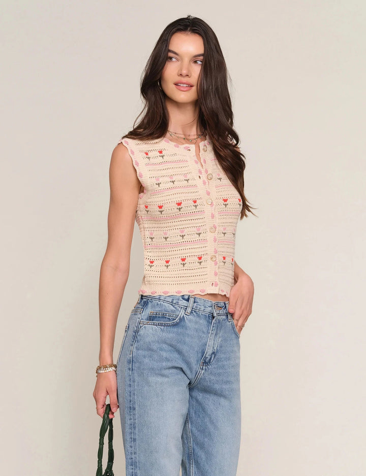 LUCREZIA VEST TOP HEARTLOOM 