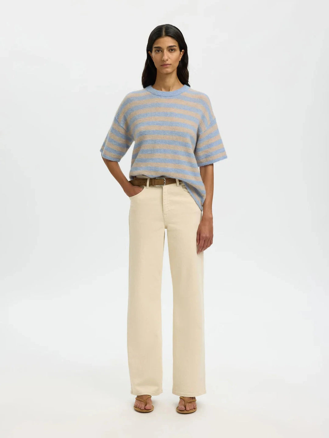 LULU SHORT SLEEVE KNIT SWEATERS SELECTED 