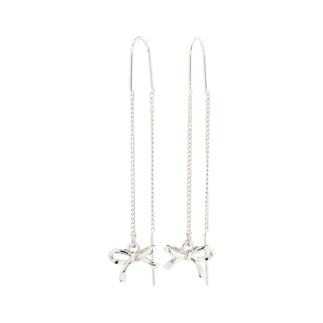 LYSANDRA CHAIN EARRINGS Jewelry PILGRIM SILVER PLATED 