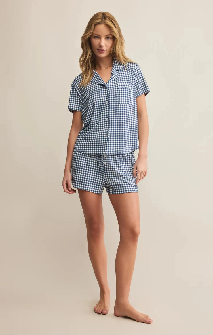 MADDIE GINGHAM SHORT SHORTS Z SUPPLY 