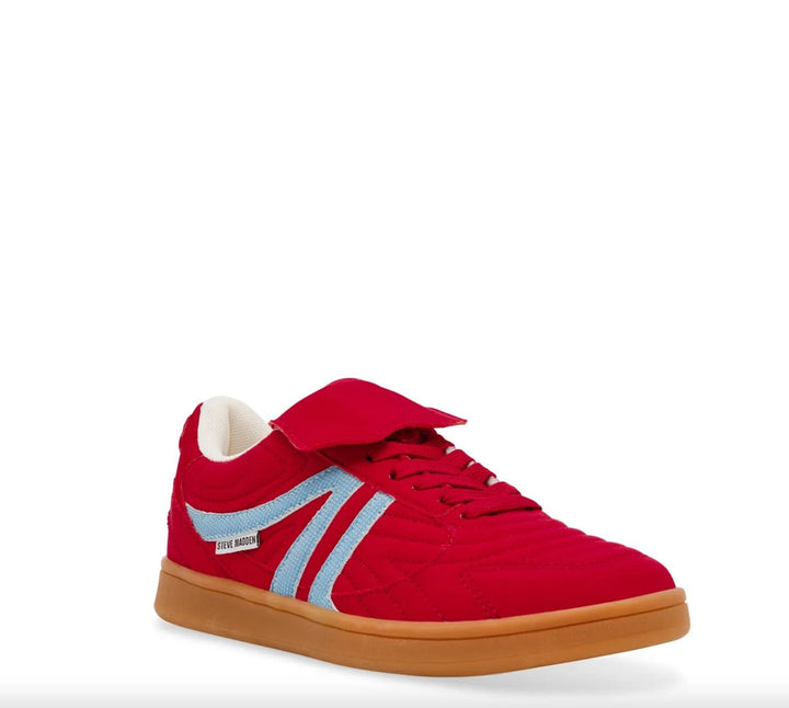 MADRID SNEAKER SNEAKERS STEVE MADDEN SHOES 6 RED MULTI 