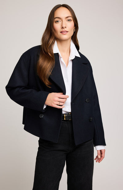 MARGUERITE COAT Jacket GENTLE FAWN XS NAVY 