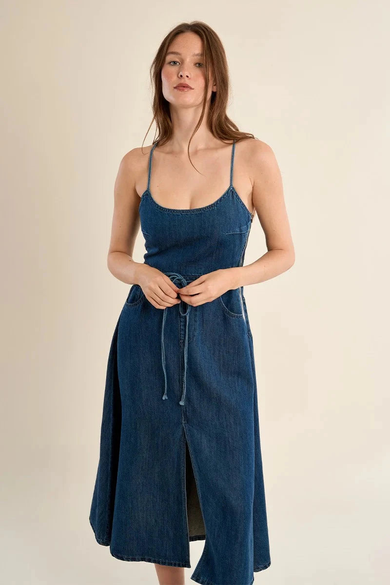 MARIE DENIM DRESS Dress MOLLY BRACKEN 