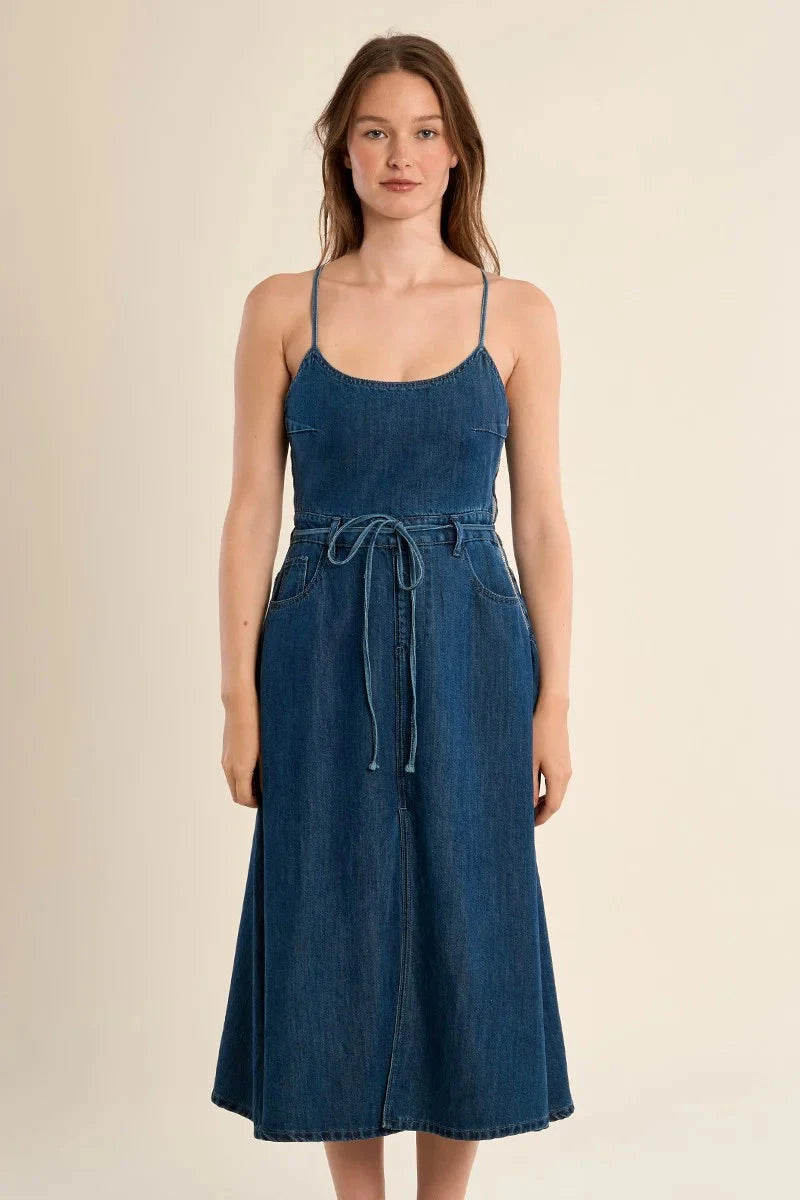 MARIE DENIM DRESS Dress MOLLY BRACKEN 
