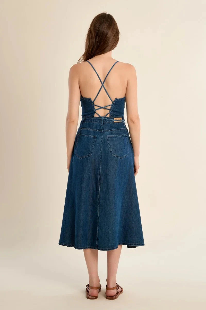MARIE DENIM DRESS Dress MOLLY BRACKEN 