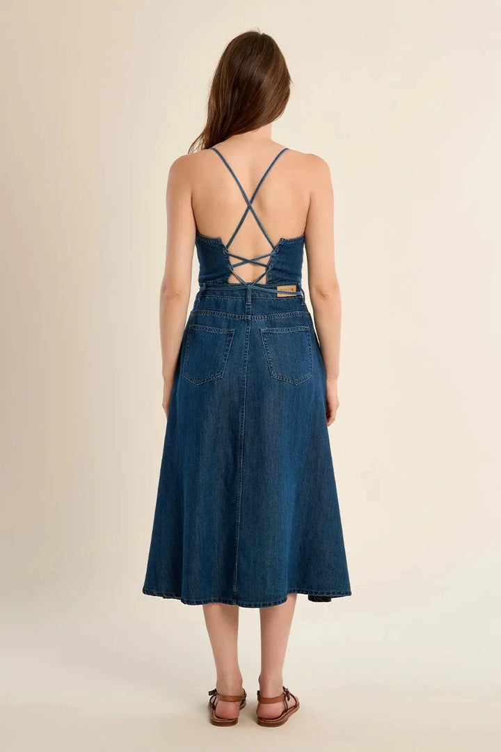 MARIE DENIM DRESS Dress MOLLY BRACKEN 