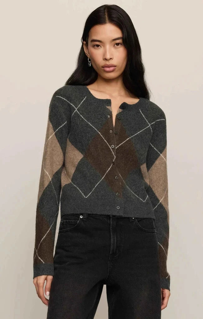 MEDINA ARGYLE CARDIGAN Cardigan Z SUPPLY 