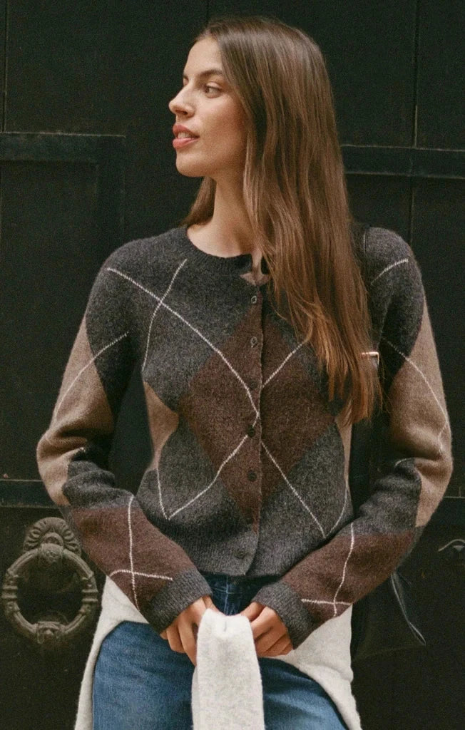 MEDINA ARGYLE CARDIGAN Cardigan Z SUPPLY 