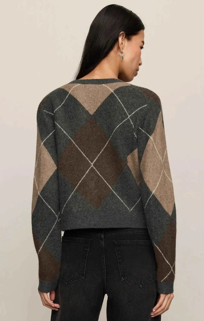 MEDINA ARGYLE CARDIGAN Cardigan Z SUPPLY 