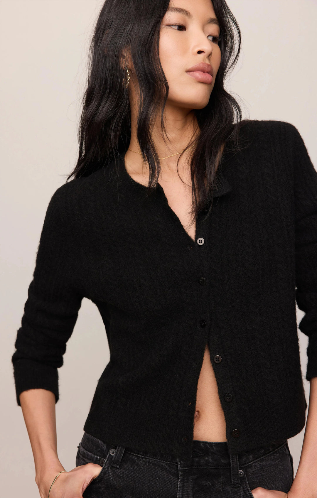 MEDINA POINTELLE CARDIGAN Cardigan Z SUPPLY 