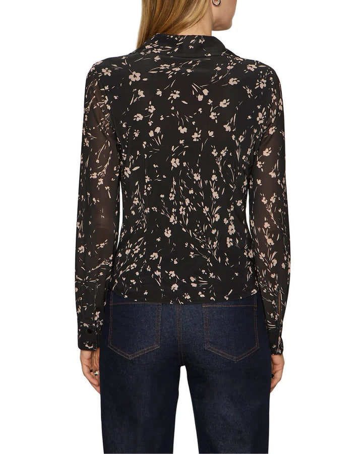 MESH BUTTON DOWN TOP SANCTUARY 