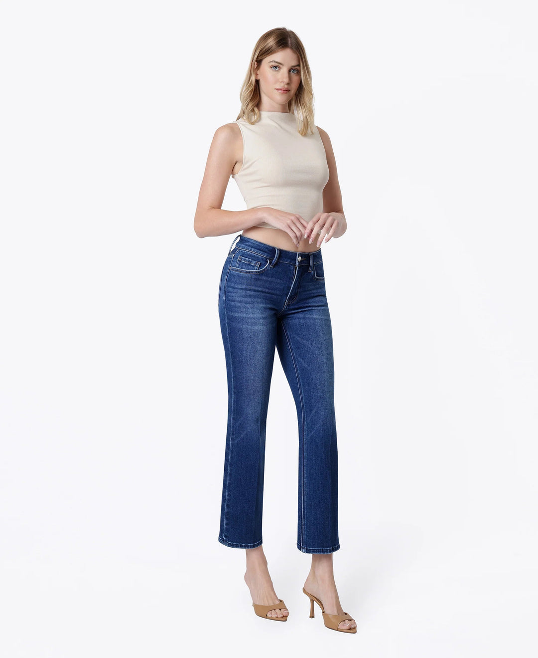 MID RISE STRAIGHT - SURVIVAL DENIM FLYING MONKEY 