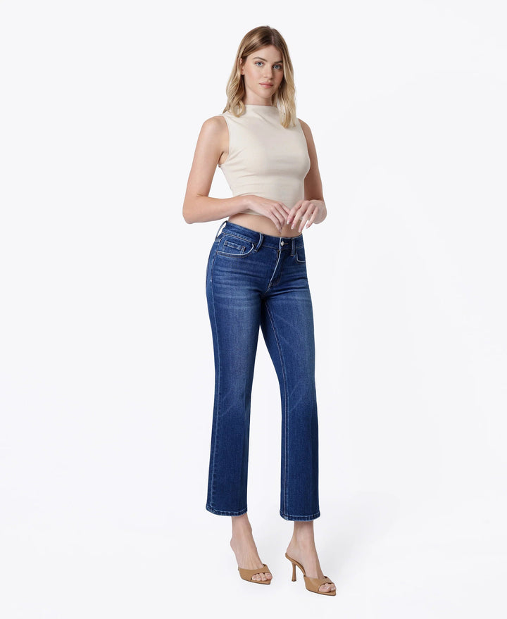 MID RISE STRAIGHT - SURVIVAL DENIM FLYING MONKEY 