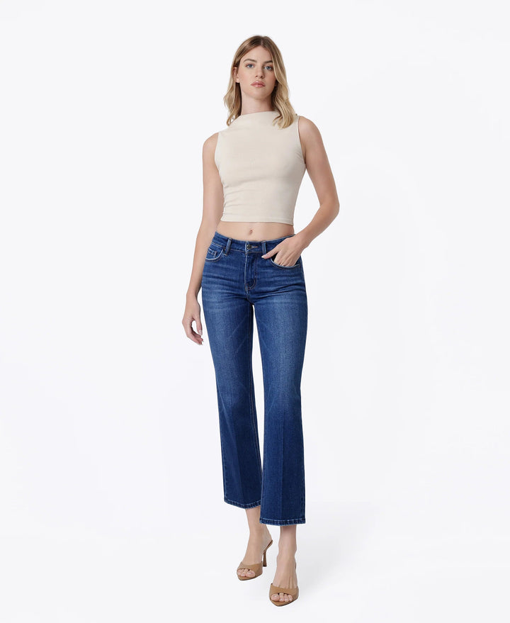MID RISE STRAIGHT - SURVIVAL DENIM FLYING MONKEY 