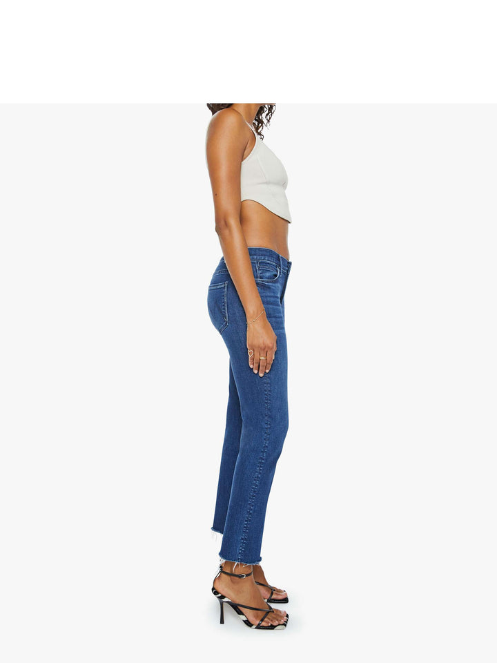 MIDRISE DAZZLER ANKLE FRAY - FANCY MEETING YOU HERE DENIM Mother 
