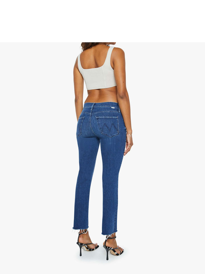 MIDRISE DAZZLER ANKLE FRAY - FANCY MEETING YOU HERE DENIM Mother 