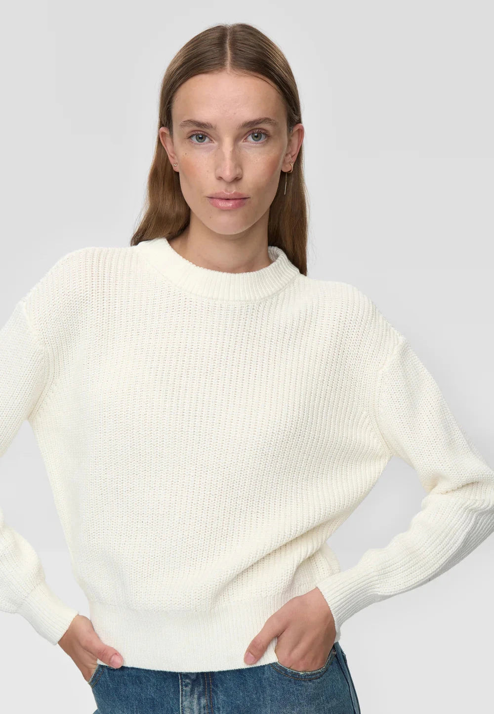 MIKALA SWEATER SWEATER MINIMUM XS BROKEN WHITE 
