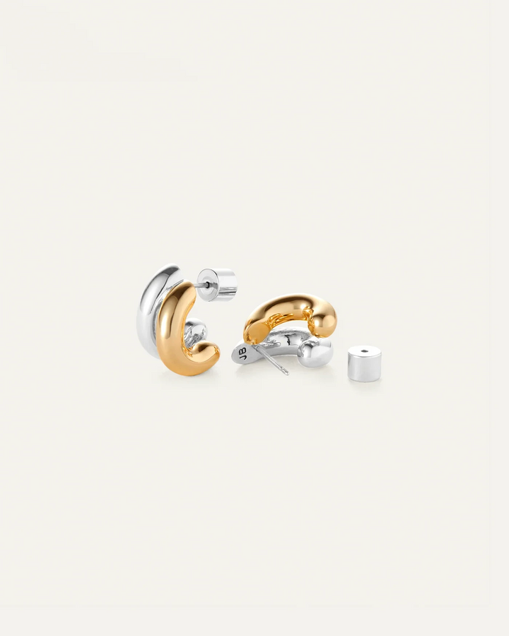 MINI FLORENCE EARRINGS Jewelry JENNY BIRD TWO-TONE 
