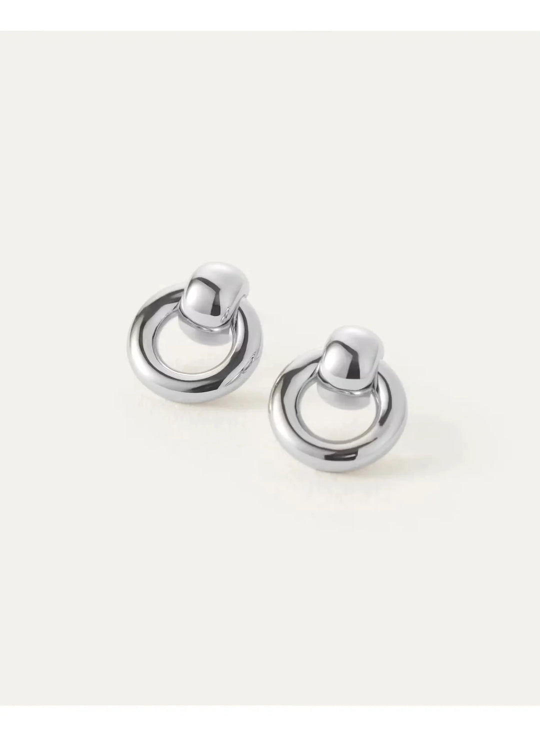MINI PUFFY FAYE KNOCKERS Jewelry JENNY BIRD SILVER 