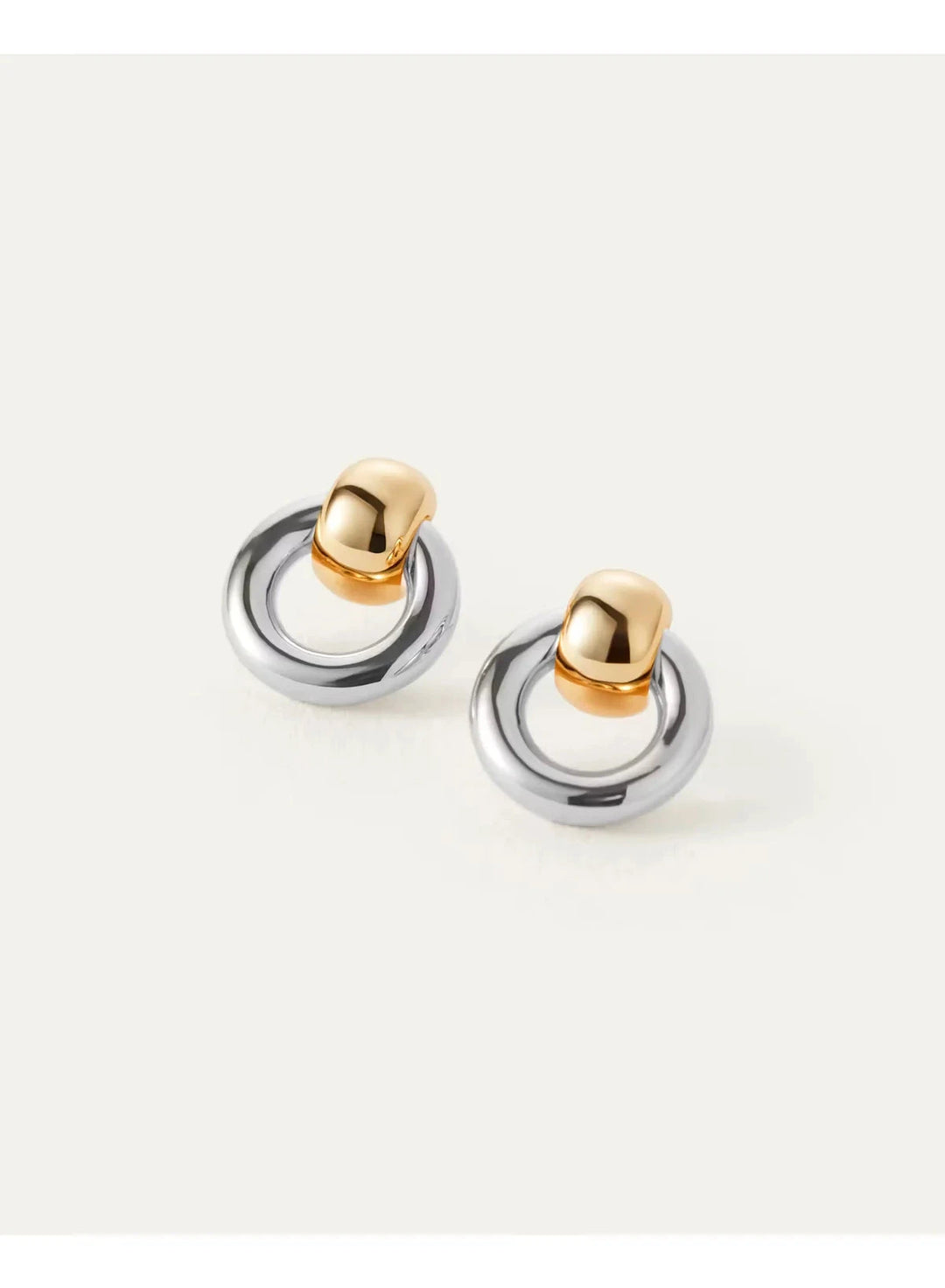 MINI PUFFY FAYE KNOCKERS Jewelry JENNY BIRD TWO-TONE 